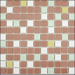 14mm花モザイクタイルシート