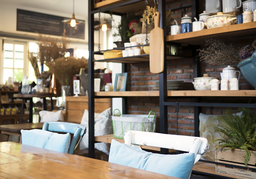 カフェ風インテリア