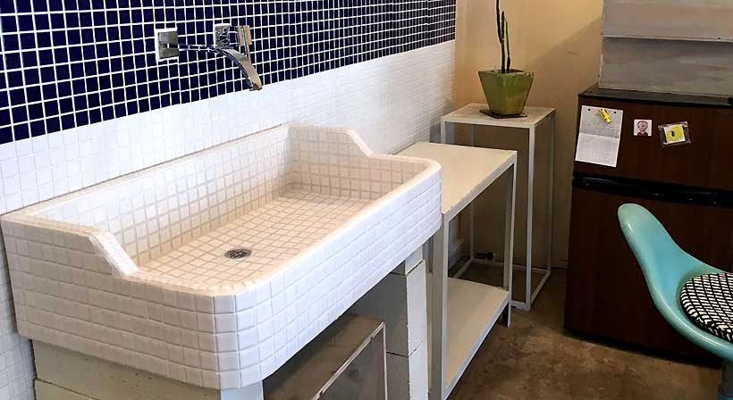 ガーデンシンク(タイル流し台) | タイルショップたまがわ本店