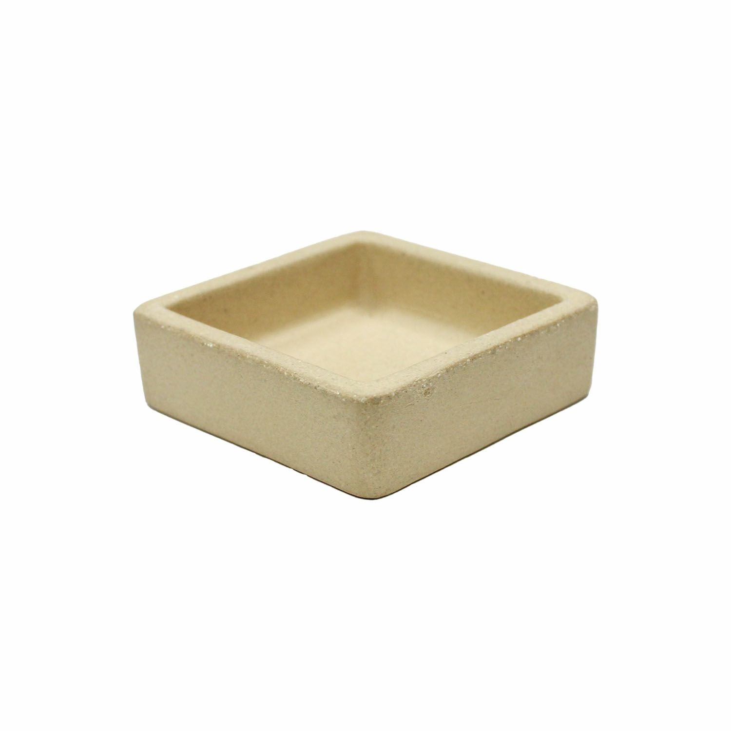 耐火レンガ 角鉢 小 約68×68×20mm | タイルショップたまがわ本店